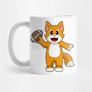 Cat American Football Sports Mug